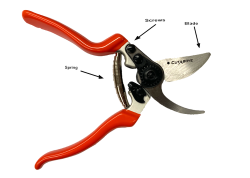Left Handed Secateurs - Spares