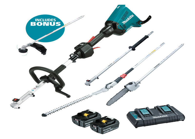 Makita 36V Multi-Function Pole Saw and Hedger KIT