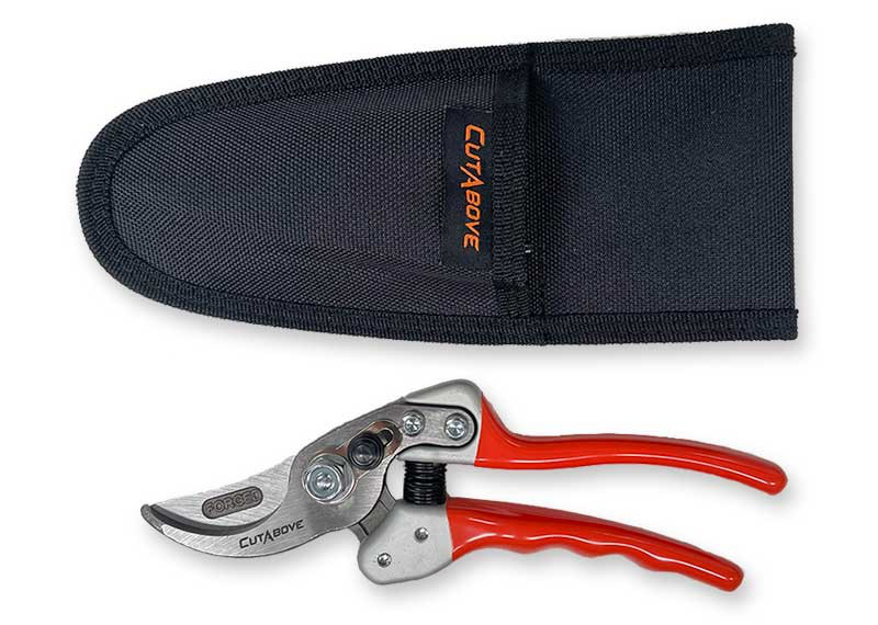 Heavy Duty Bypass Secateurs and Pouch Set