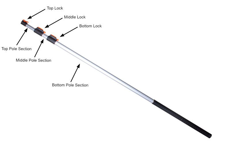 Pruning Pole - 5.5M Heavy Duty - Spares