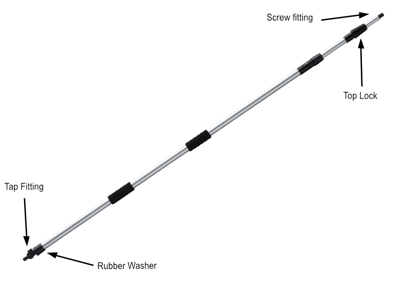 High Reach Cleaning Pole - Spares