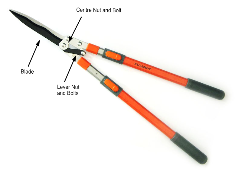 Hedge Shears - Long Extendable Handles - Spares