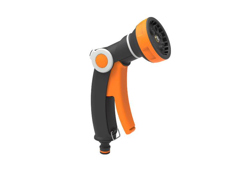 8 Jet Trigger Nozzle with Flow Control